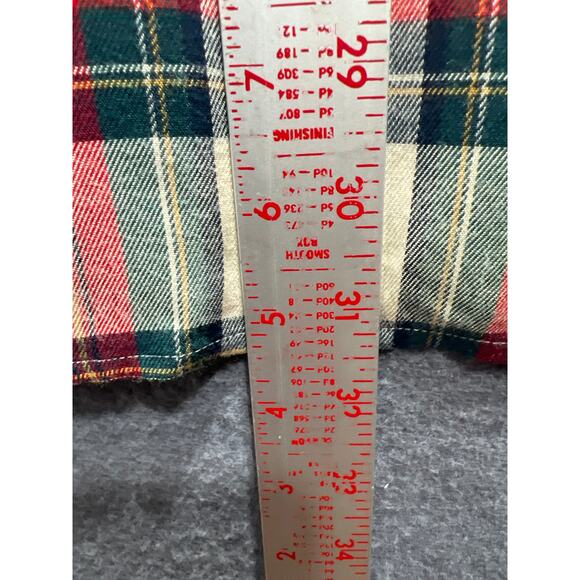 Lauren Ralph Lauren Womens Bullion Checked Plaid Twill 100% Rayon Shirt Size L - Picture 8 of 9